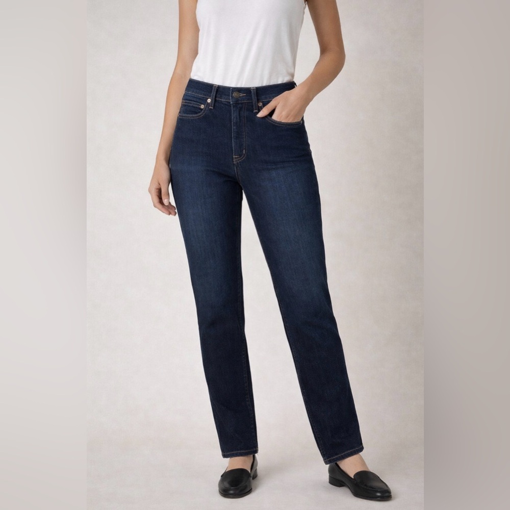 GAP Vintage Slim High Rise Dark Wash Jeans Women’s 29/8 Tall NWT - Picture 1 of 10